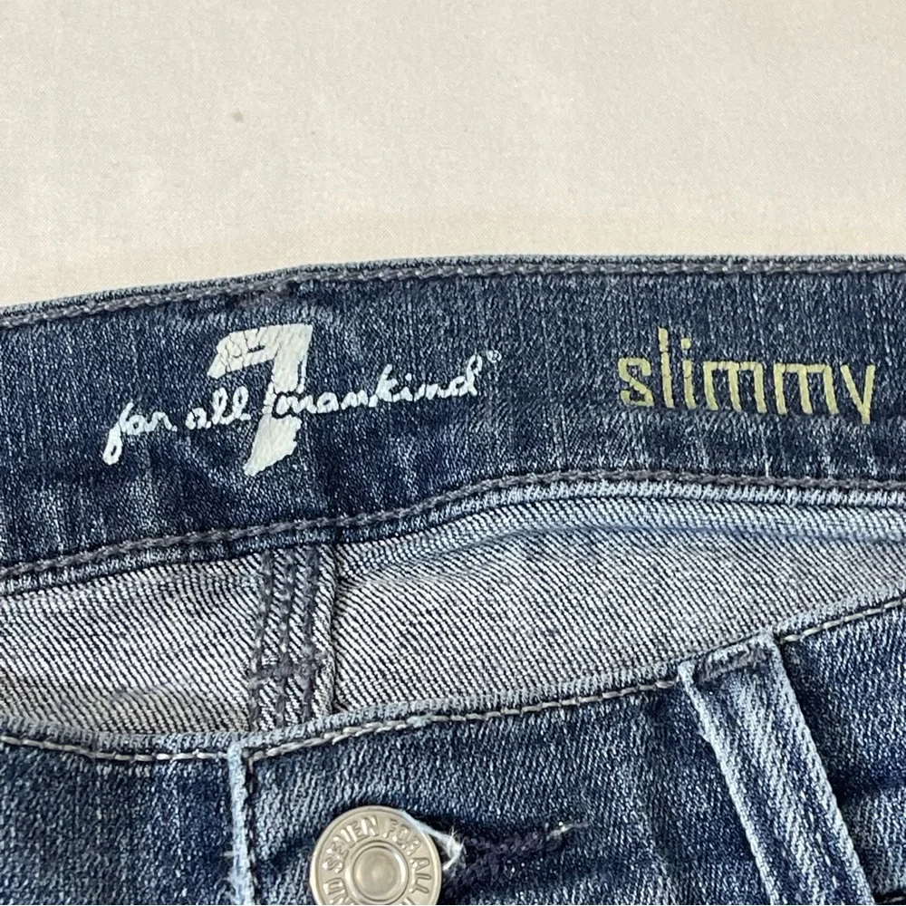 7 FOR ALL MANKIND SLIMMY WOMENS JEANS SIZE  32, VERY GOOD PREOWNED CONDI…